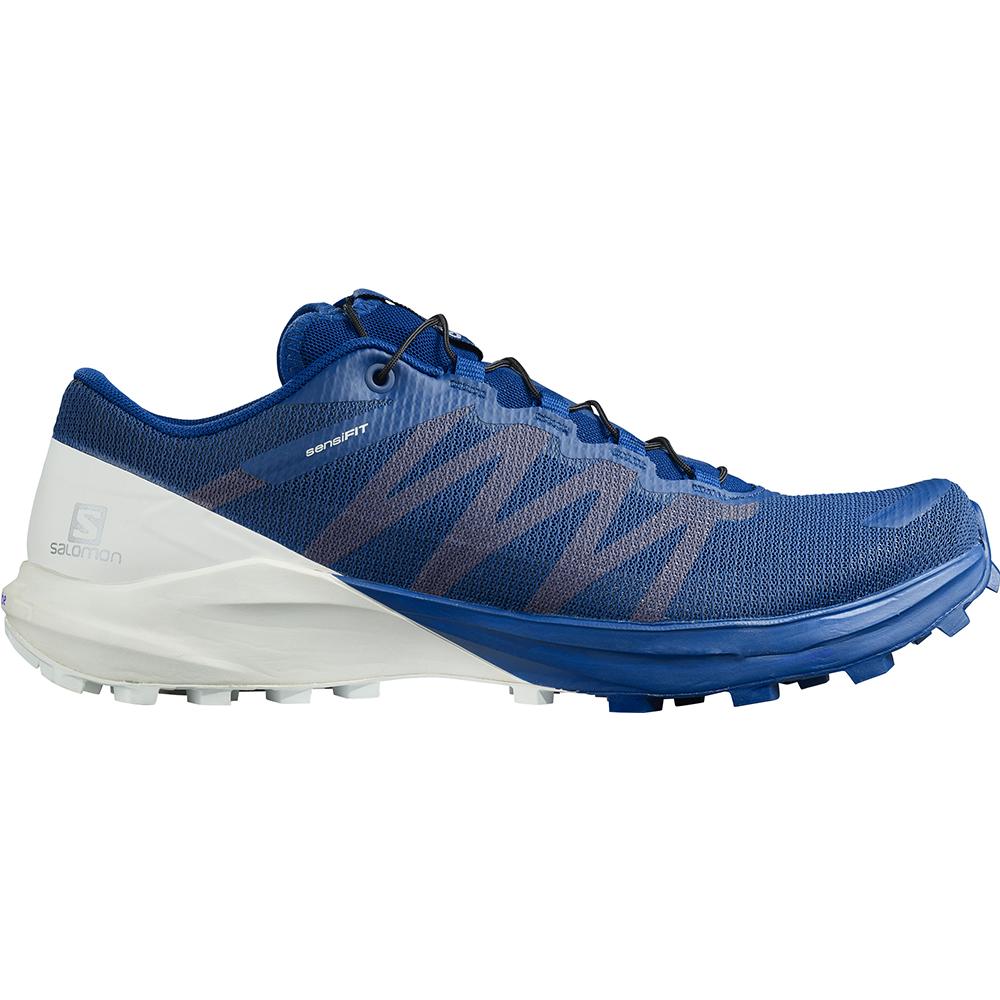 Salomon Singapore Mens Road Running Shoes - SENSE PRO 4 Navy | 09684-HNVA